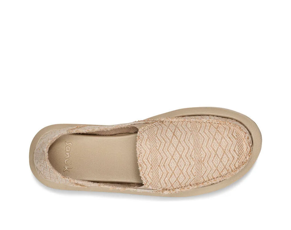 Sanuk Womens Donna ST Diamond Hemp Natural