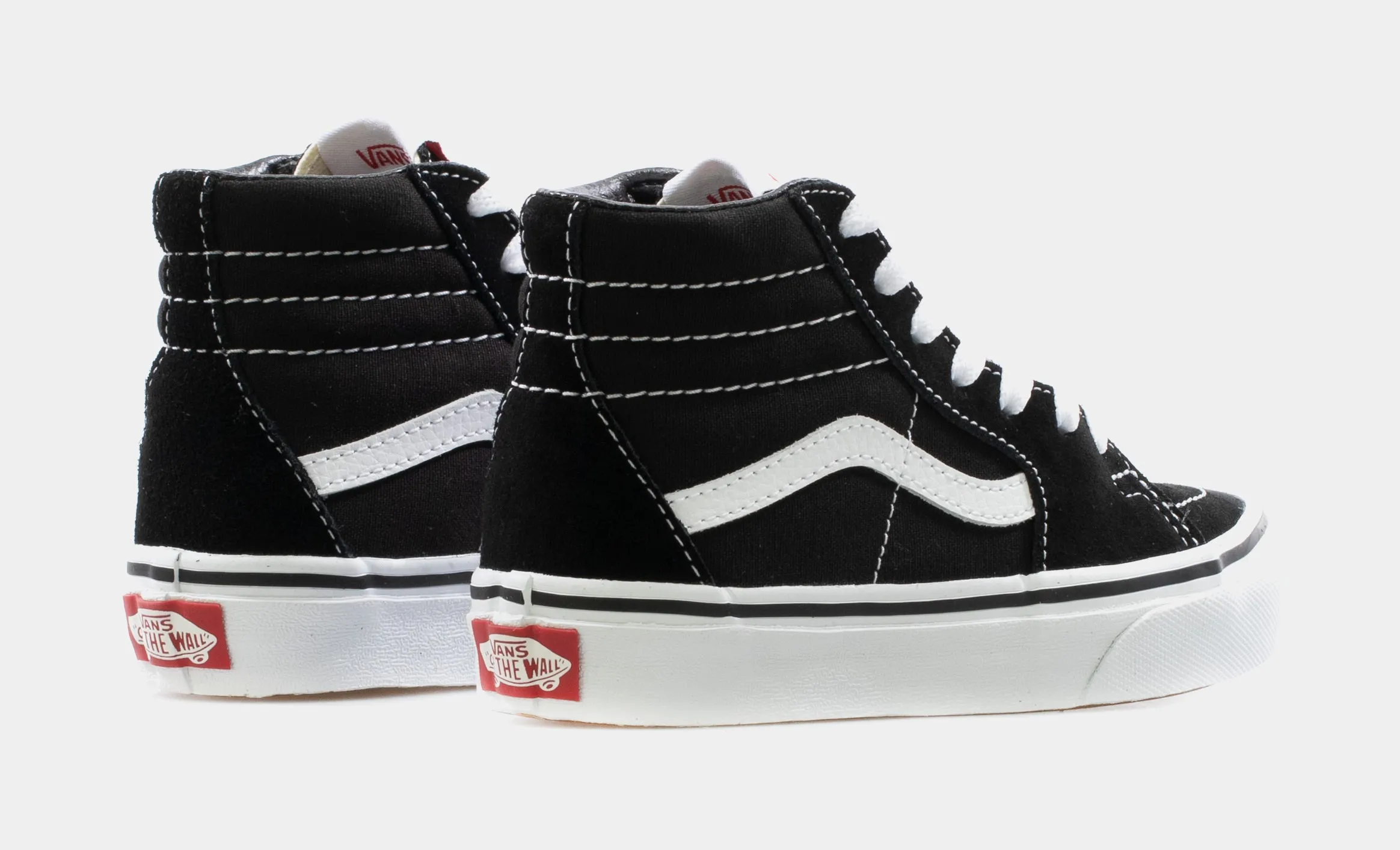 SK8 HI Preschool Skateboarding Shoes (Black)