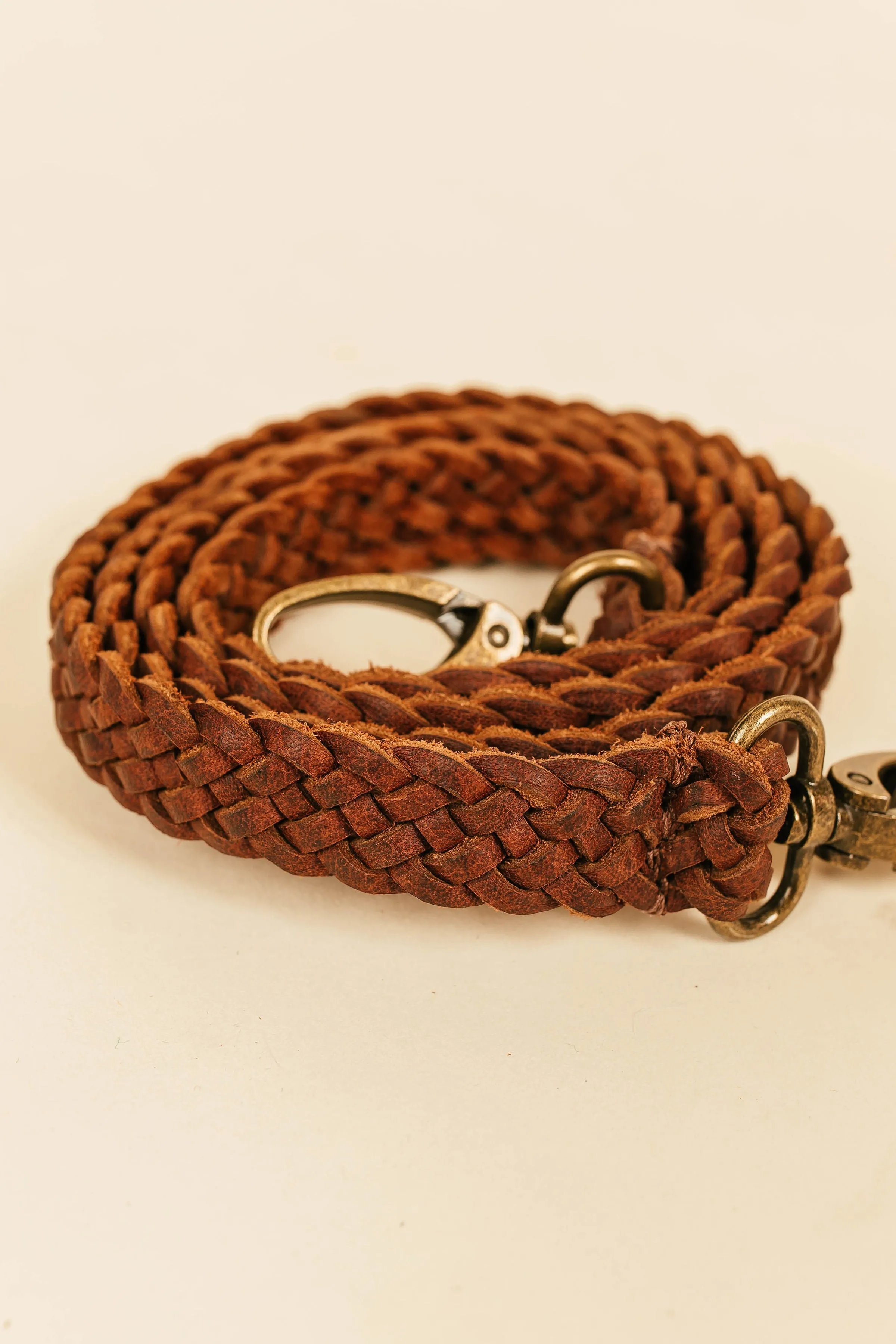 Skinny Flat Braided Strap