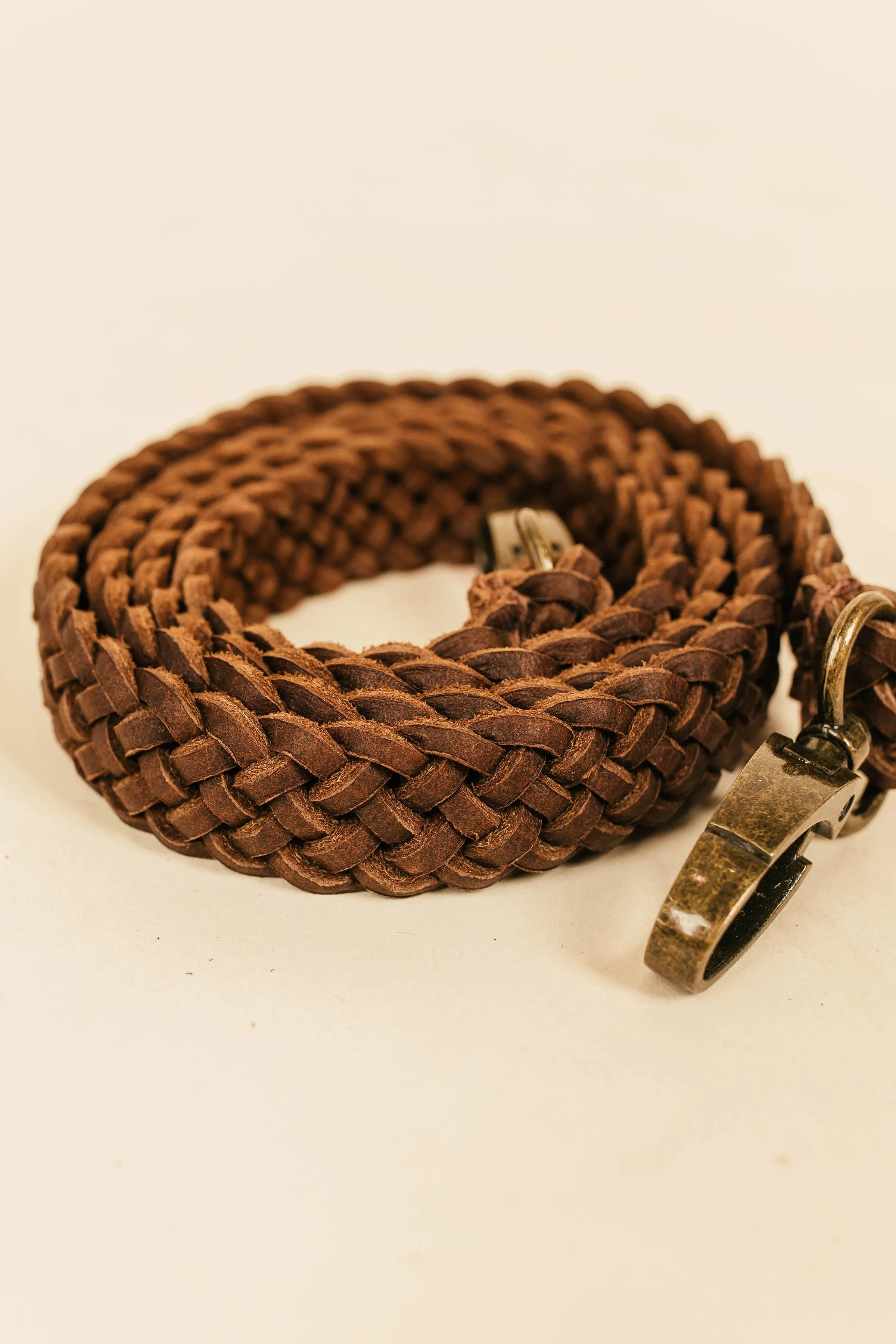 Skinny Flat Braided Strap