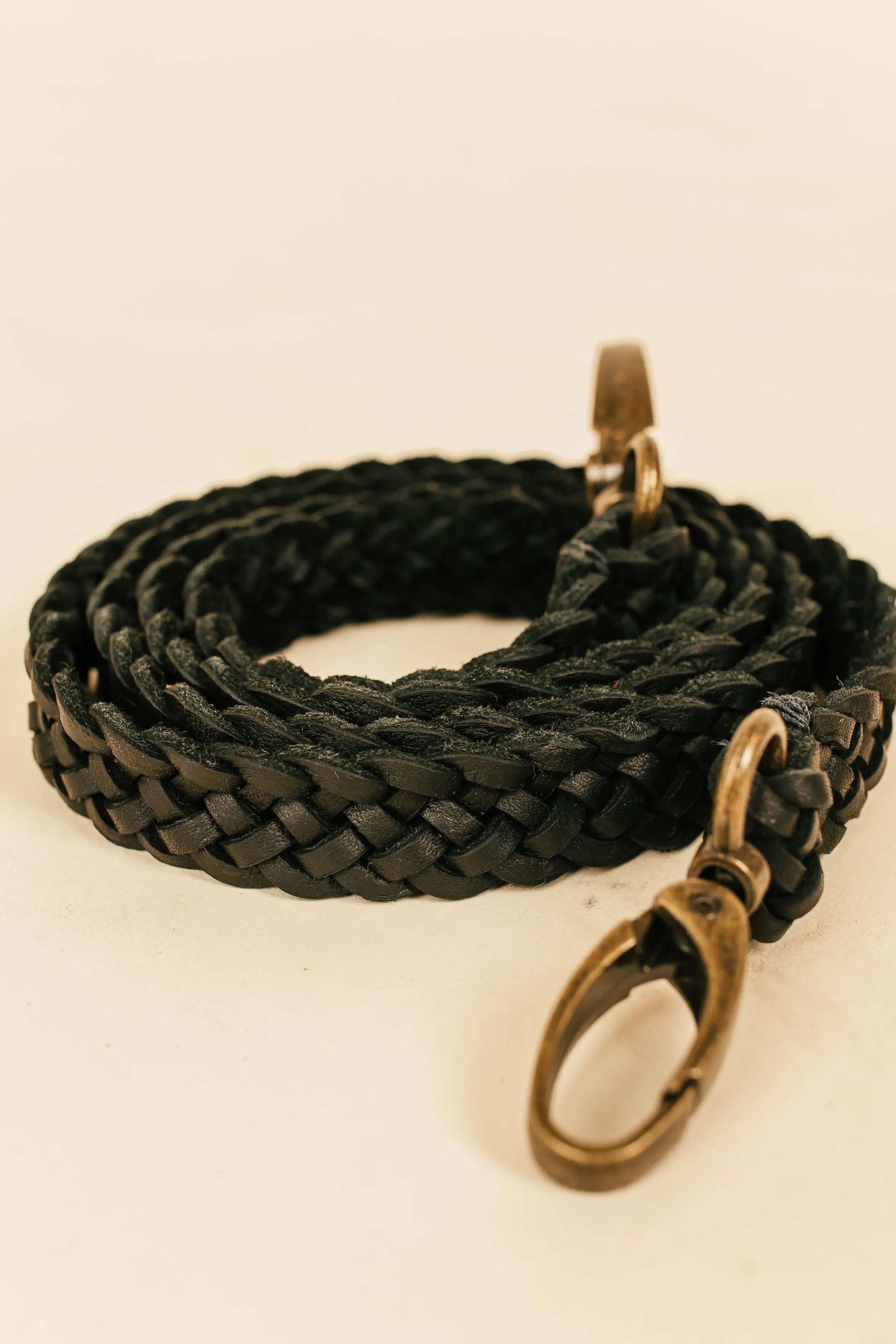 Skinny Flat Braided Strap