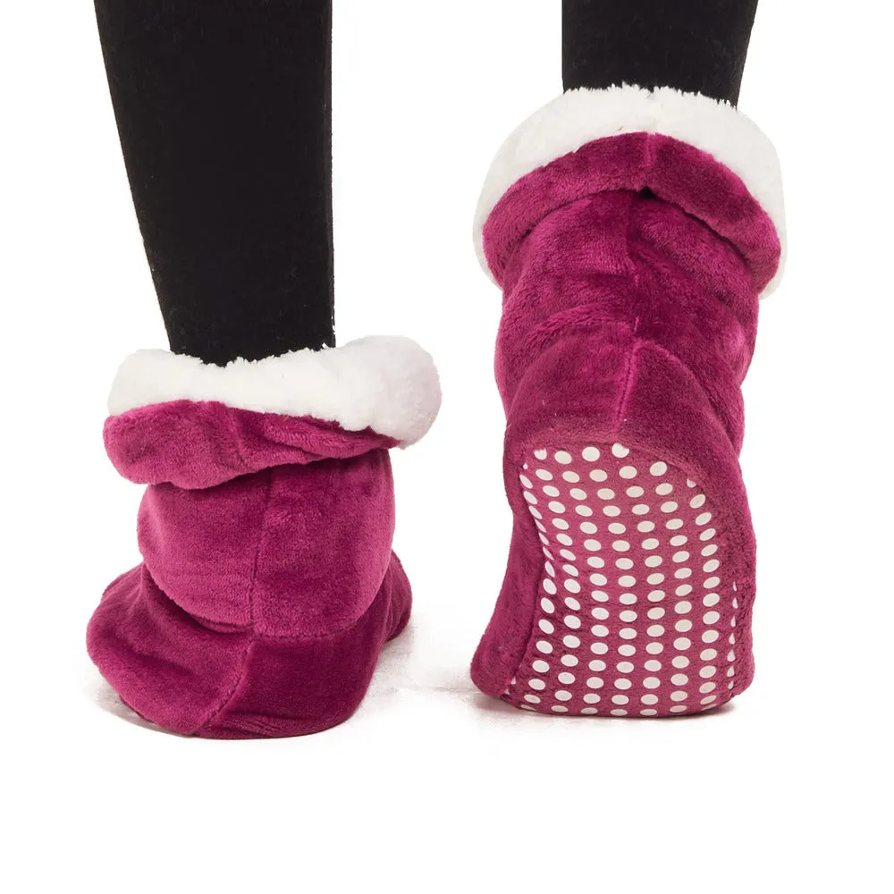 Snuggs Boot Dark Fuchsia