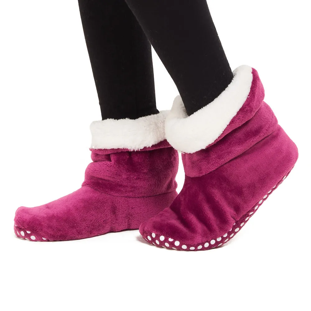 Snuggs Boot Dark Fuchsia