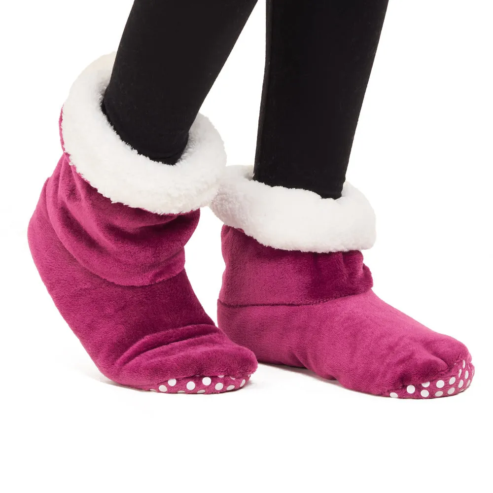 Snuggs Boot Dark Fuchsia