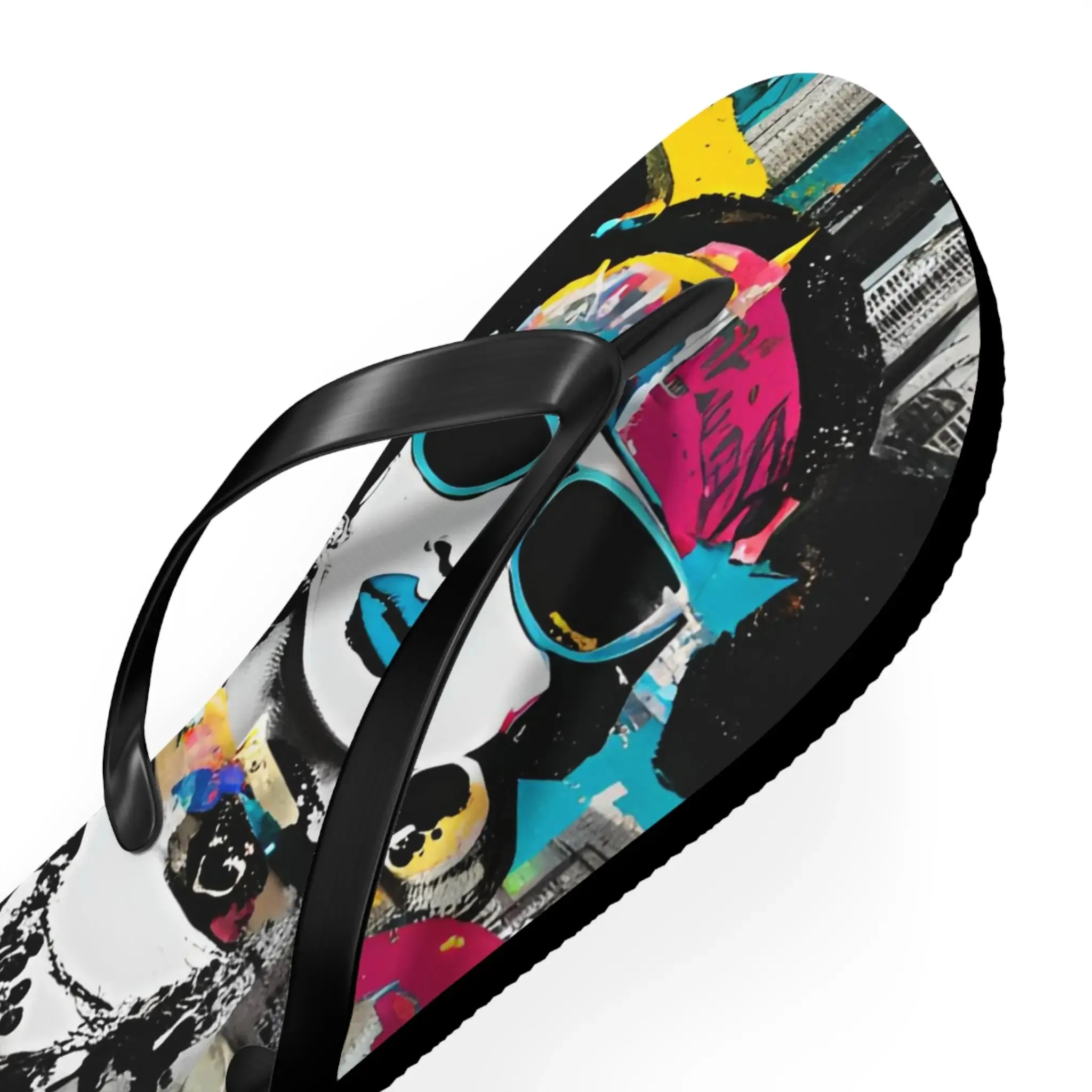 Streetwear Street Art Flip Flops