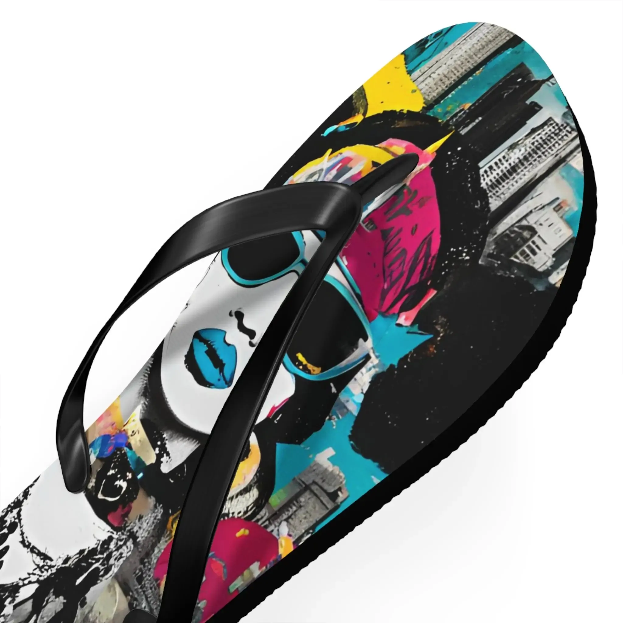 Streetwear Street Art Flip Flops