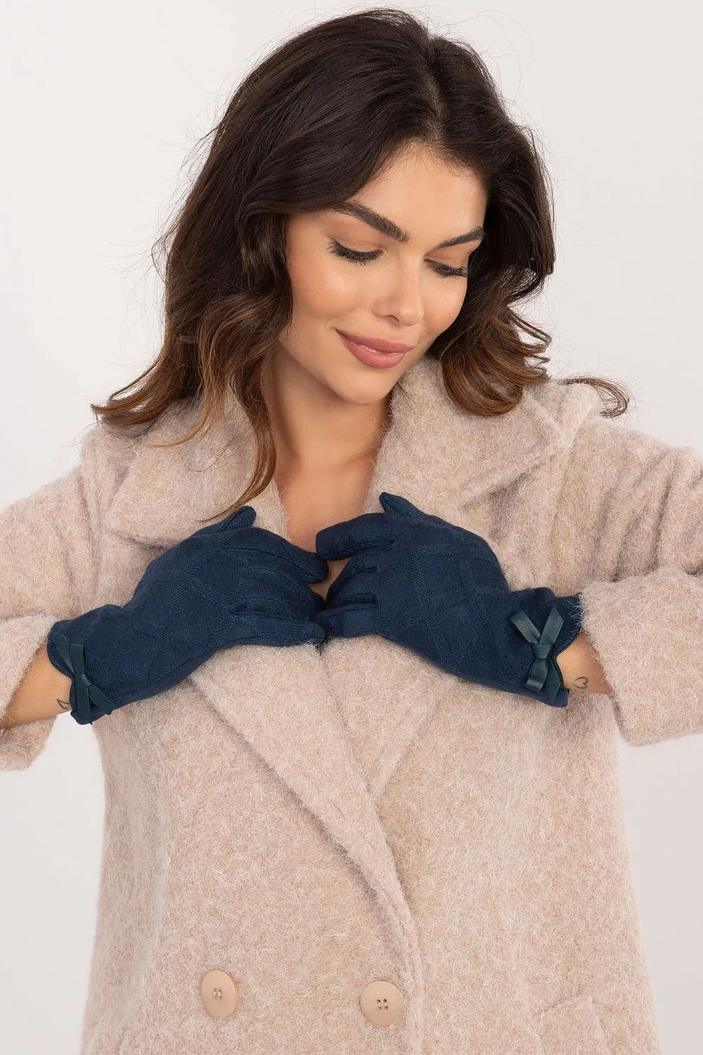 TEEK - Flowers Finger Dainty Bow Gloves