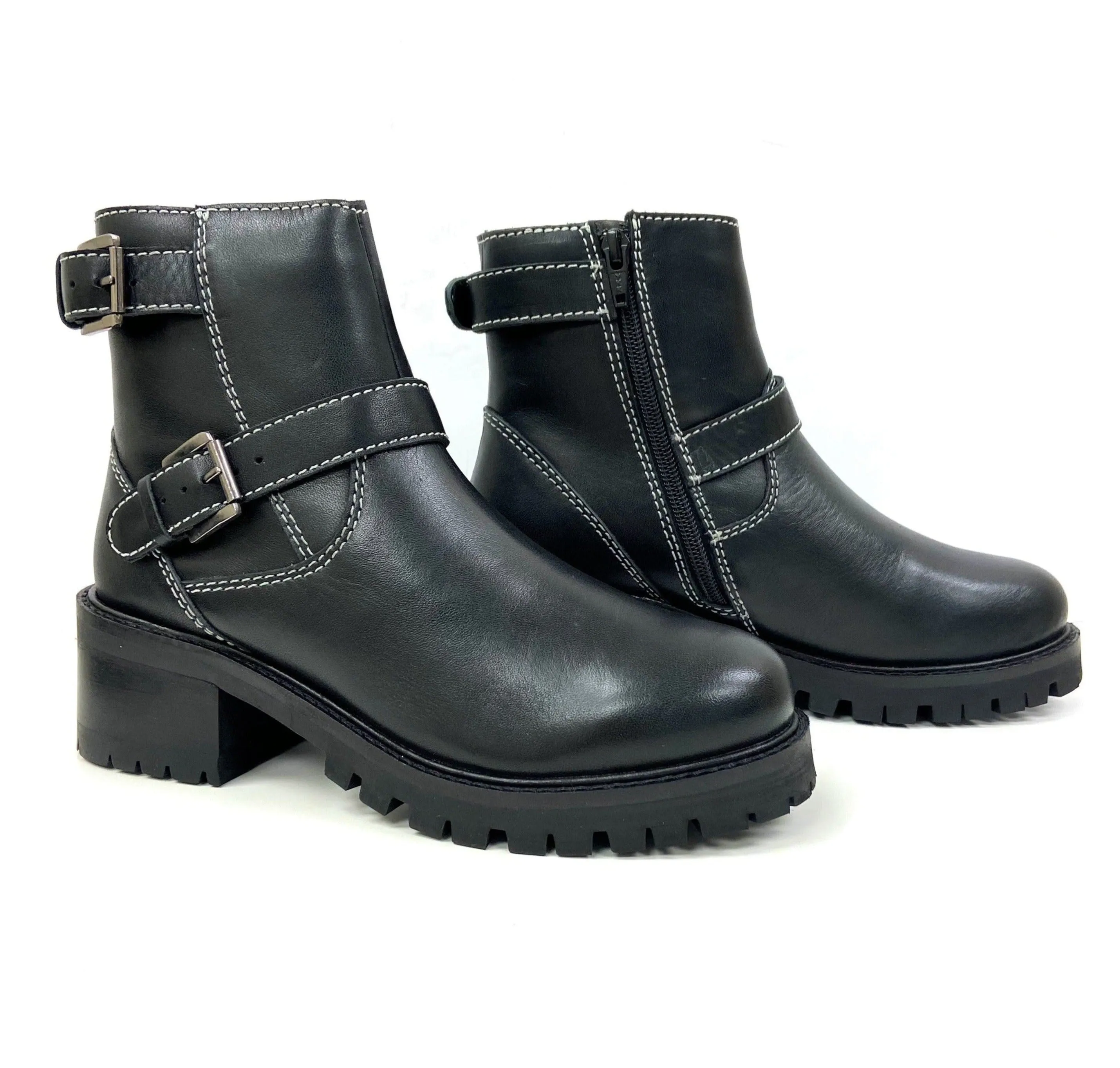 Terminator Black Platform Bootie