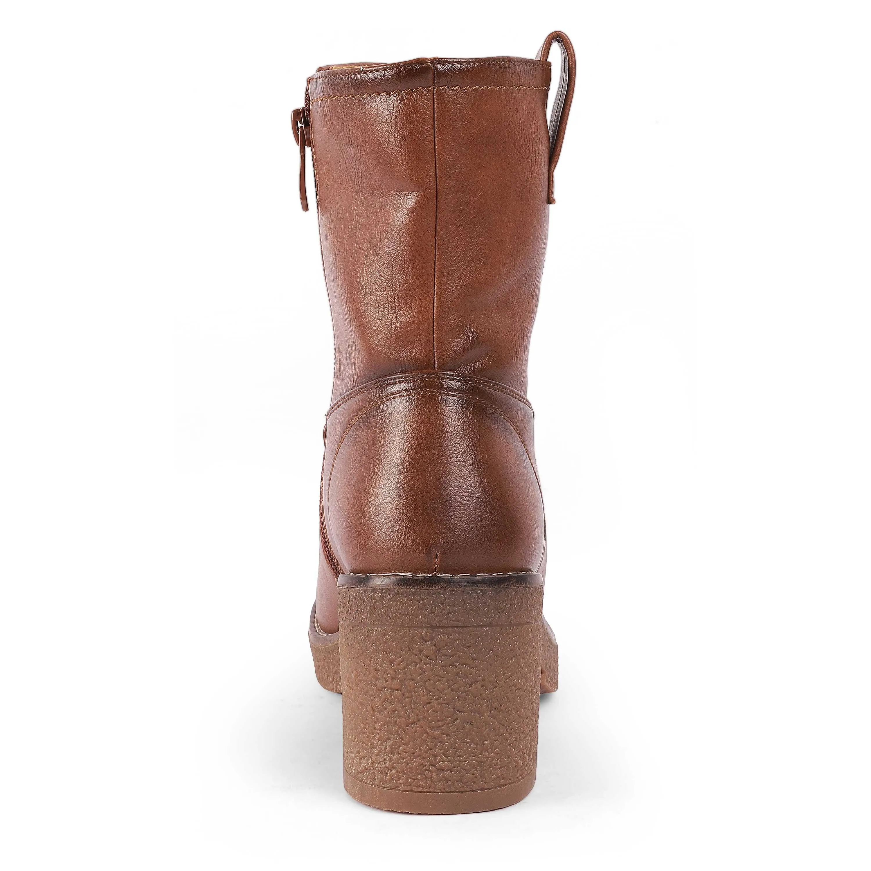 Tresmode Gallen Camel Women's Ankle-length Boots