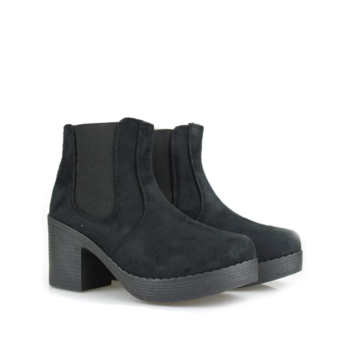 VANESSA Chunky Heel Sole Chelsea Boot