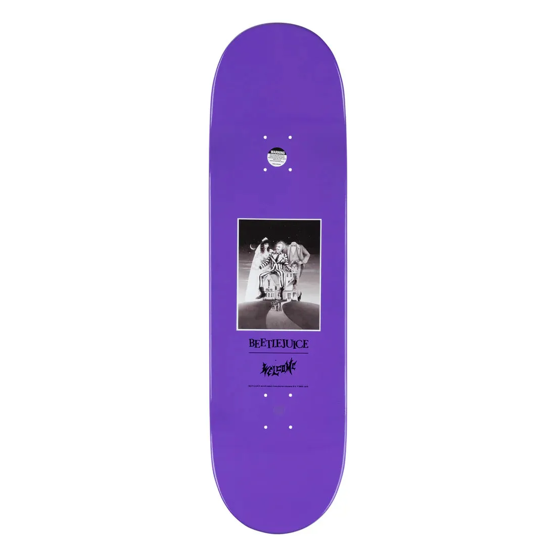 WELCOME x BEETLEJUICE - SHOWTIME ON POPSICLE - BLACK/PURPLE DIP - 9.0"