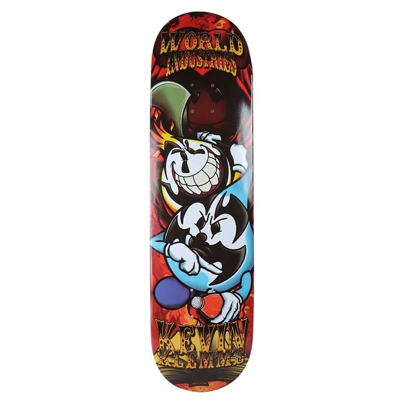 World Industries 8.38" Clowns Skateboard Deck